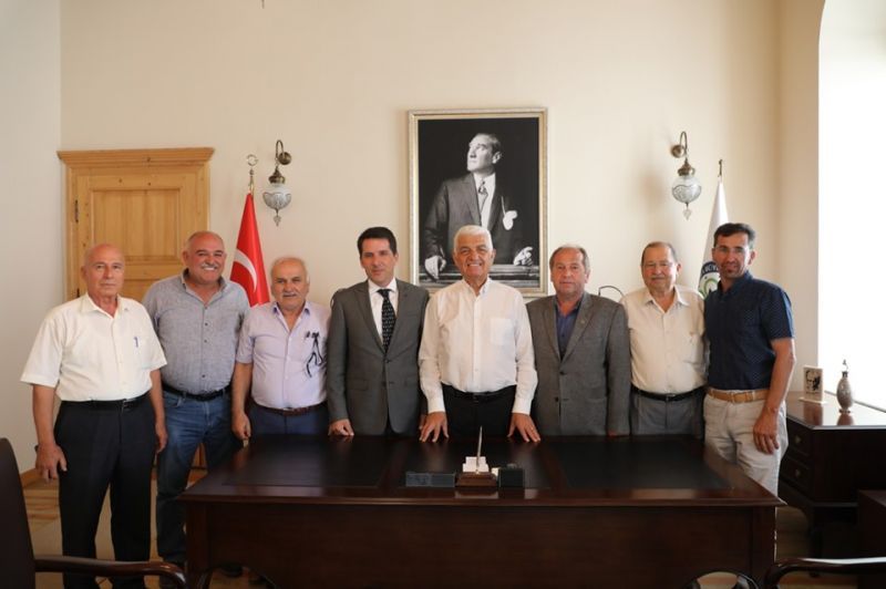 MUĞLA BÜYÜKŞEHİR BELEDİYE BAŞKANI OSMAN GÜRÜN'E ZİYARET